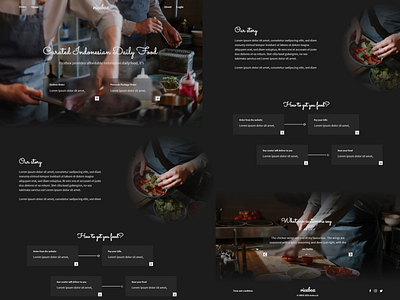 Food Restaurant Hompage Design branding design food homepage landing page restarurant ui ux web web design website