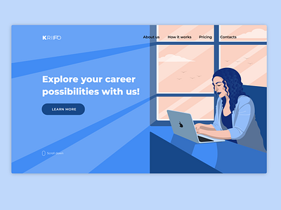 Header design blue dashboard design drawing header illustration illustrator ui ux ui web web desgin website