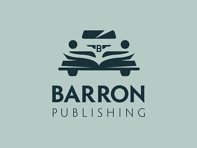 Barron Publishing antique automobile book car emblem hood ornament logo publisher