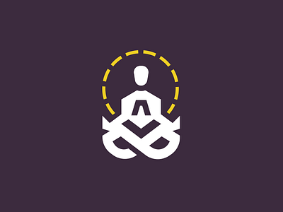 Ascend Yoga climbing climbing gym gym logo lotus yoga