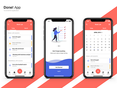 To do list IOS application ios app uidesign uxdesign