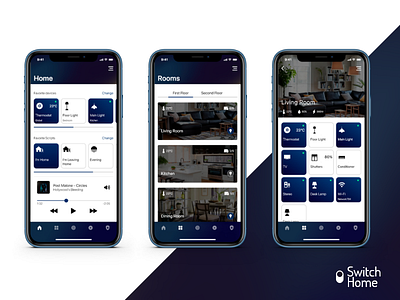 Smart house app app app design design ios smart house ui