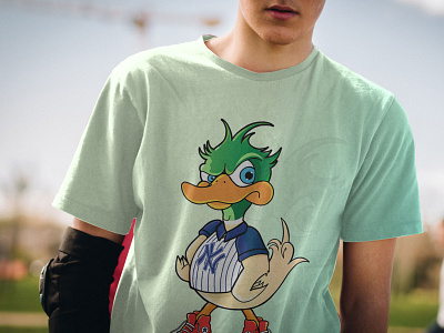 Duck character branding cartoon art cartoon character cartoon illustration character characterdesign design a day graphic artist graphic design illustration mascot character mascot design mascot logo t shirt design t shirt illustration vector