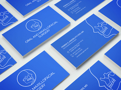 Oral Surgery logo / Visit card branding branding and identity business card design design design a day graphic artist line art line drawings line logo logo logo design minimalism minimalist logo visit card visiting card design
