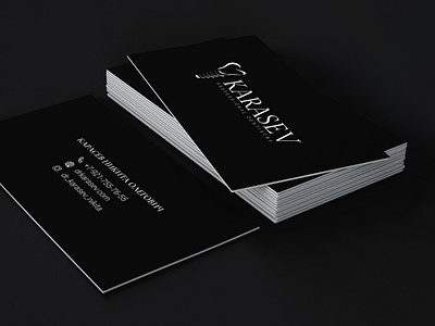 Karasev logo & visit card