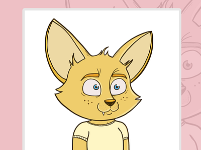 Fennec fox character