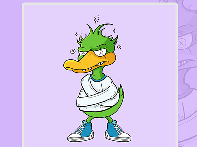 Mad ducks character