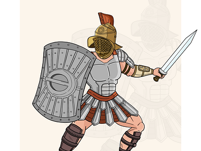 Gladiator nft character cartoon character concept character design color comics crypto art design a day graphic artist graphic design illustration line art mascot nft nft art nft character nft concept nft game nft project original character vector
