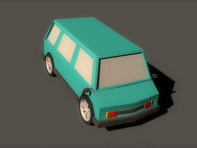 Low Poly van