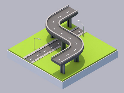 ROAD MODEL 3d 3d art 3d modelarchitecture 3d modeling 3d road c4d cinema 4d design high road highway infrastructure interchange landscape light pool main roaf pull road roadmap roadway urban