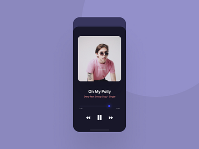 Music Player App Design app branding design illustration ui