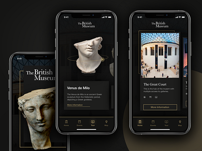 The British Museum re-design app branding daily 100 challenge design flat illustration logo minimal ui ux