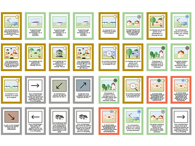 Urban card games design development government illustration strategy urban urban planning vectors