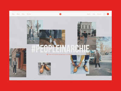 Grenson Landing Page | Shoes Collection Instagram animation e comerce eshop intagram interface lifestyle motion product design shoes shoes app shop socialmedia ui uiux ux web webdesign website