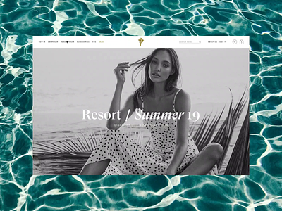 Heidi Klein - Fashion Beachwear eCommerce animation beach e-comerce eshop fashion interface mega menu motion photoshop product design shop summer swim ui uiux ux web web design website
