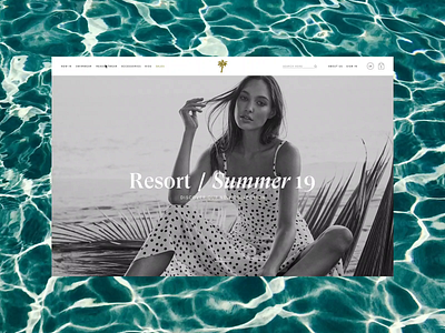 Heidi Klein - Fashion Beachwear eCommerce animation beach e comerce eshop fashion interface mega menu motion photoshop product design shop summer swim ui uiux ux web web design website