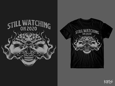 Still Watching (SOLD) artworkforsale brand branding clothing designforsale shirt silkscreen silkscreen print tshirt tshirtdesign