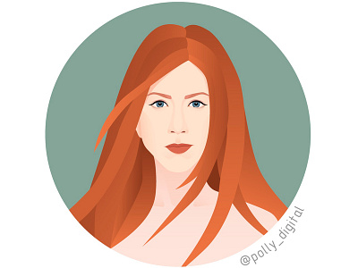 Jennifer Aniston portrait actor art artist design digital illistration illustrator portait vector vector art vectorportrait