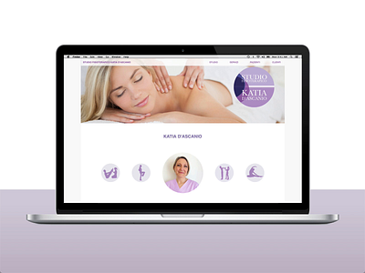 Physiotherapy Website 2d clean design flat minimal web website