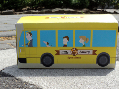 Bus packaging - final bus children illustration packaging