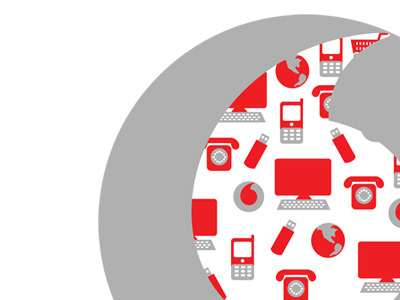 Vodafone Preview book icons illustration pictogram vodafone