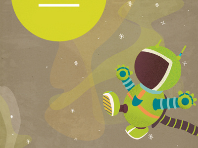 Astroboy illustration space
