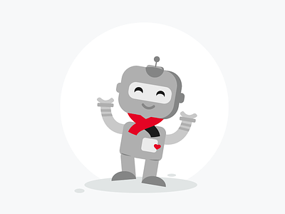 Digit the Robot chatbot digit illustration robot virtual assistant