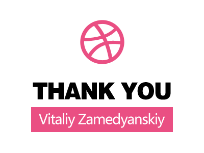 Thank you Vitaliy Zamedyanskiy invitation