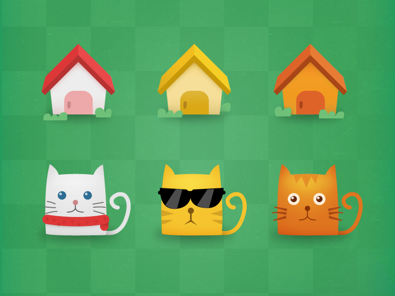 CAT BACK HOME Games by Hupeipei on Dribbble