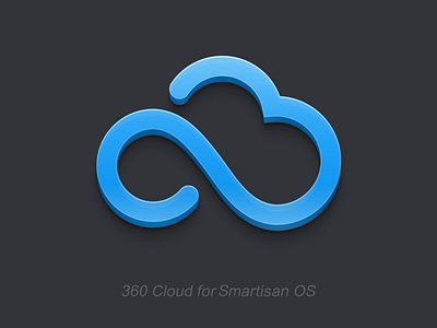 360 Cloud icon in smartisan OS 360 icon logo redesign smartisan