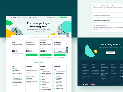 Wrike Pricing page brand branding design pricing product product design ui ux web webdesign wrike