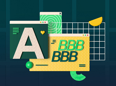 A/B Test 3D illustration 3d brand branding design graphic design illustration vector web webdesign wrike