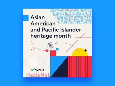 Asian Pacific American Heritage Month Card asian brand branding card design event graphic design illustration month vector wrike