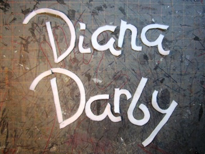 Diana Darby diana darby felt lettering hand cut lettering type type art type treatment typography