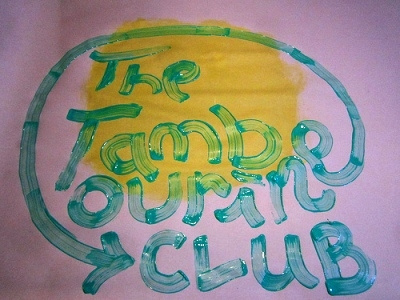 The Tambourine Club (Test / Scratch Video Still) music video paint typography video