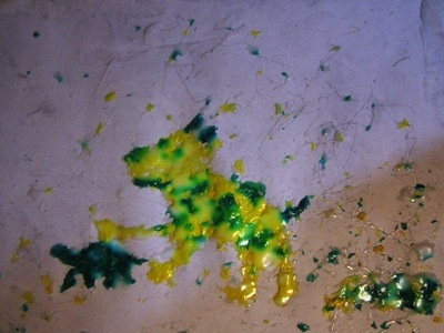 Dog & Turtle dog paint paint chips paint peels sealant turtle