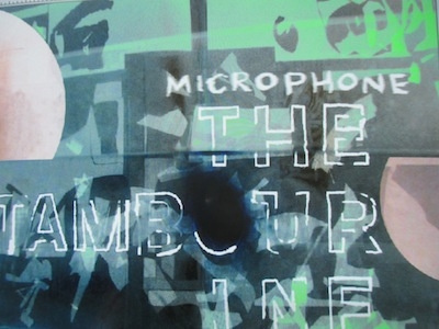 The Tambourine Club - Microphone (single) album art band art microphone the tambourine club typography