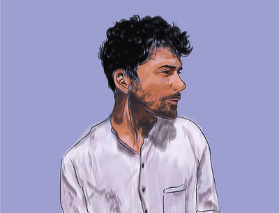 Siddharth Patil - Portrait adobe illustrator design design art designs digital digital art digital illustration digitalart flat graphic design graphic design graphicdesign graphics sketch vector