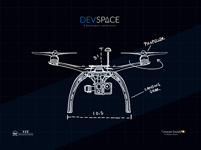 Drone Side View - Illustration