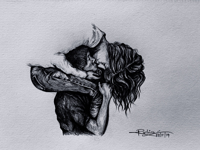 Burning Passion - Pencil Sketch