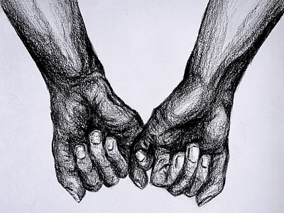 Hold on - Pencil Sketch