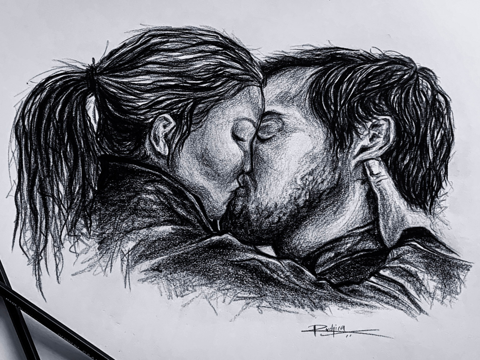 The Love Affair- Pencil sketch by Ruchica Sinha on Dribbble