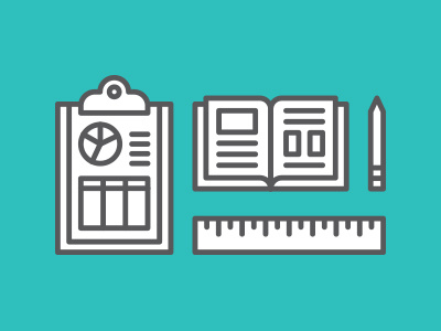 Charts book chart clipboard engineering graph icons pencil pie ruler study table technical