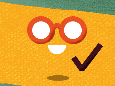 Glasses approval glasses icons smile