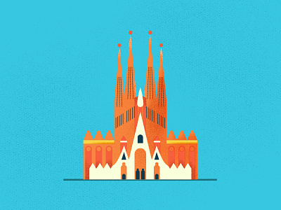 La Sagrada Familia by Jo Malinis on Dribbble