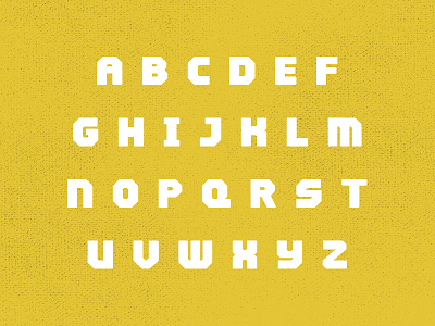 Captain Typeface alphabet captain chunky font letters sans serif type typeface wip
