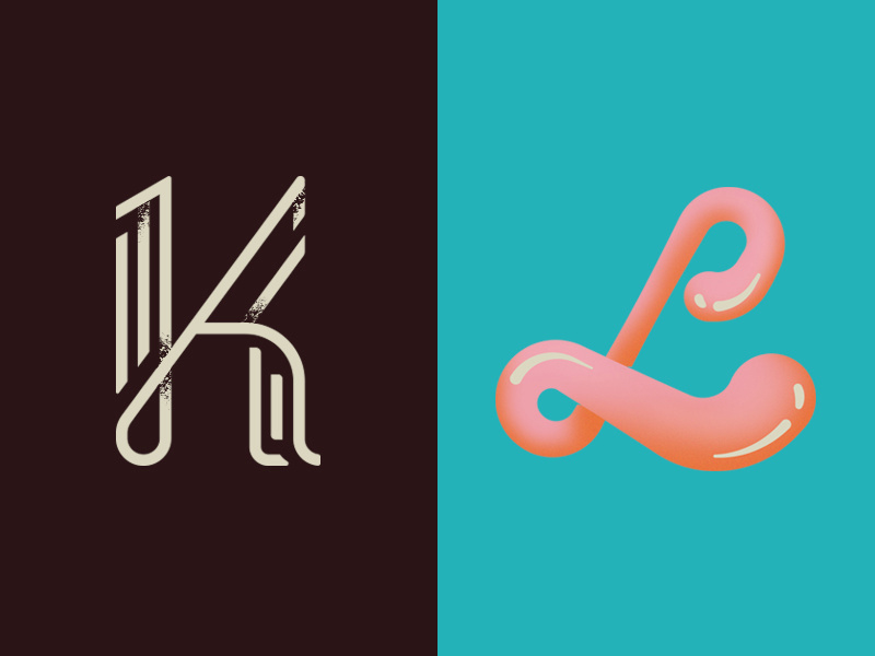 K • L by Jo Malinis on Dribbble