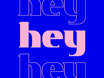 hey WIP customtype font hey letter serif text type typeface typography vector
