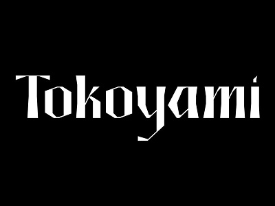 Tokoyami Dribbble bokunoheroacademia customtype myheroacademia tokoyami tokoyamifumikage type typography
