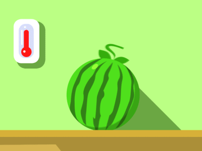 "Help!" animated animation animography design graphic motion design summer vector watermelon